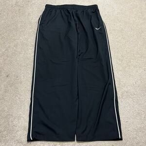 Nike Y2K Baggy Skater White Striped Windbreaker Trackpants 2XL